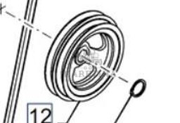 New Holland CR9080 Koło Pasowe Młocarni Zespołu Młócącego CZĘŚCI 86587803