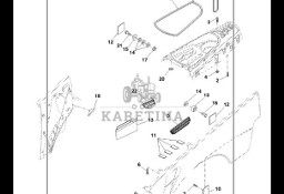 RE327894 John Deere 8345R - Zestaw maski