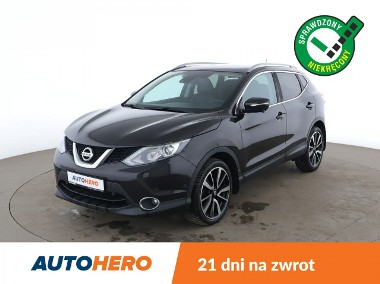 Nissan Qashqai II skóra, navi, klima auto, kamera i czujniki parkowania,-1