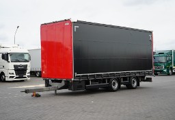 Wielton TANDEM / FIRANKA / 19 PALET / DŁ. 7,75 M / OŚ PODNOSZONA
