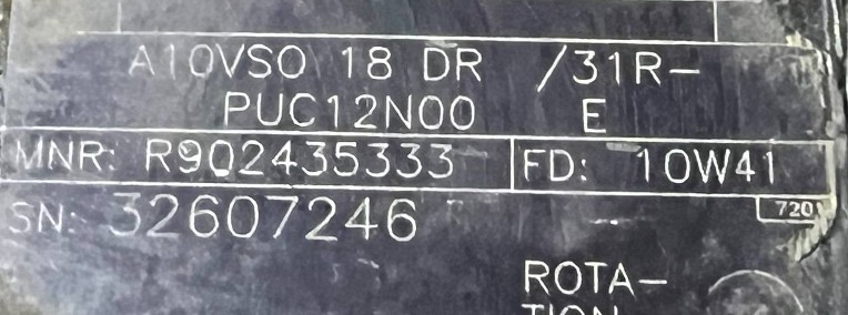 Rexroth A10VSO 18 DR / 31R-PUC12N00 E (R902435333) pompa hydrauliczna-1