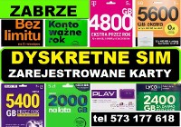 Zabrze zarejestrowane karty do komórki startery SIM karty dobre karty do komórki