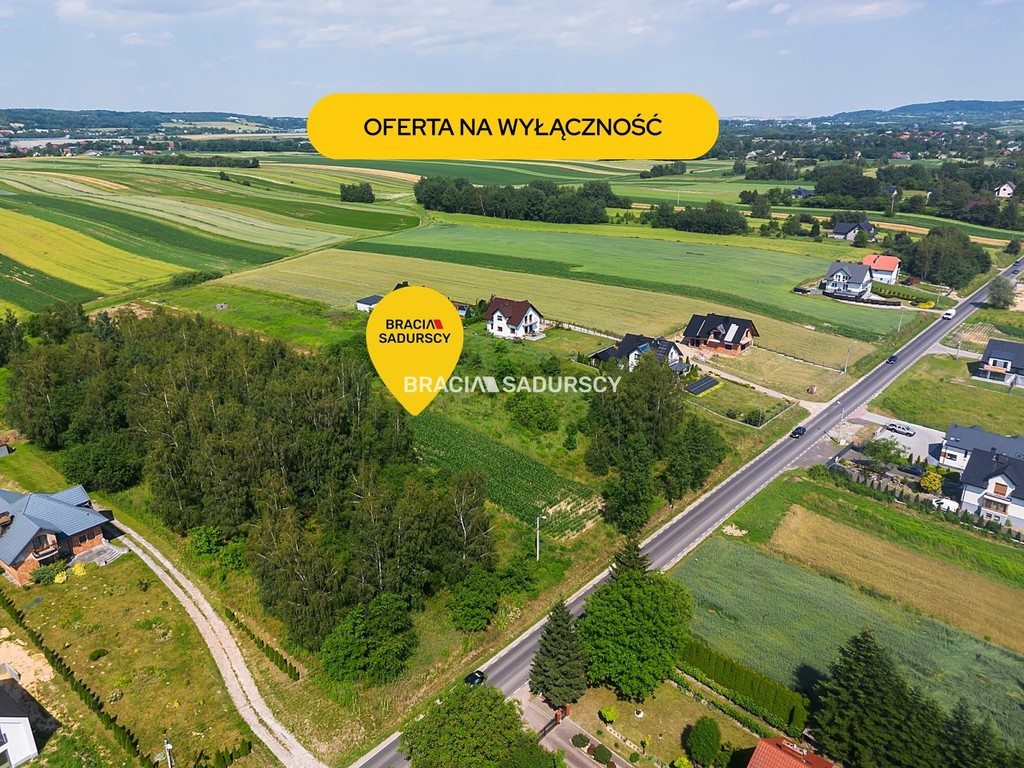 Działka budowlana / MPZP / przy głównej drodze, małopolskie