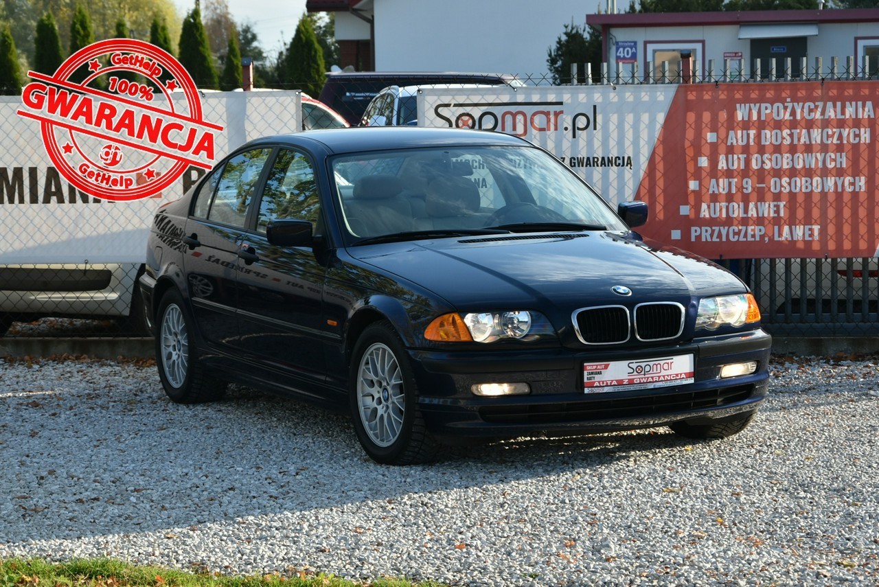 BMW SERIA 3 IV (E46) 320d 136KM Manual 1998r. Climatronic Skóra grzane fotele alufelgi