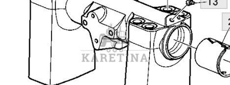 John Deere 6630 Podpora Tylnego Podnośnika L169399-1