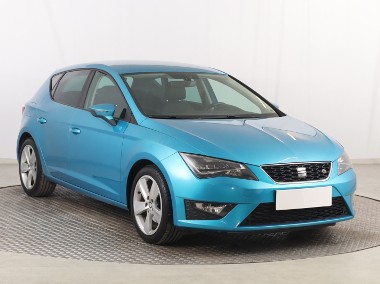 SEAT Leon III , Salon Polska, Serwis ASO, Skóra, Klimatronic, Tempomat,-1