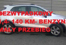 Opel Mokka Bezwypadkowy-1,4- 140 KM-Temp-6x airbag-Klima-Mały Przebieg-Hak-Okazja