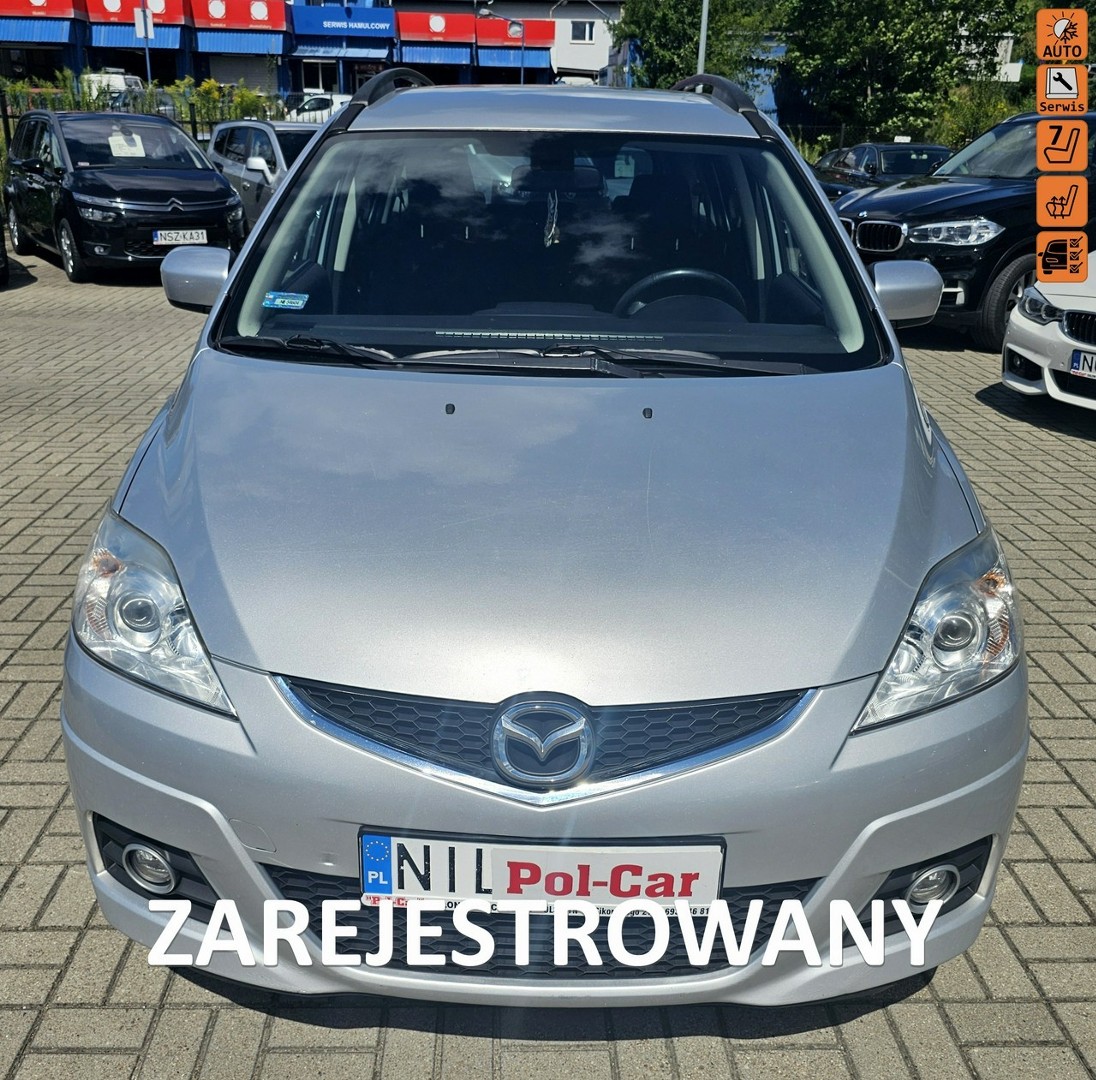 Mazda 5 I gzrane fotele, klima 2 strefowa, 7 osobowy