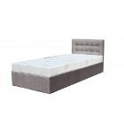 Piękne łóżko Mini Grey z pojemnikiem na pościel 90x200cm