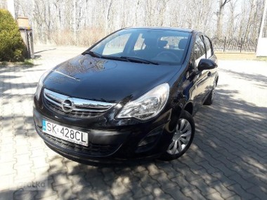 Opel Corsa D BENZYNA 5 DRZWI CZARNY KLIMATYZACJA KRAJOWY VAT23%-1
