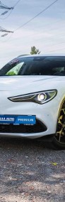 Alfa Romeo Stelvio , Salon Polska, Serwis ASO, Automat, VAT 23%, Skóra, Navi,-4