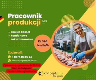 Pracownik produkcji (k/m)