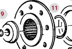 Fendt Favorit 514 Kołnierz CZĘŚCI 162126321110