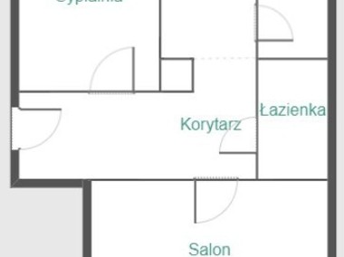 3 pokojowe mieszkanie na drugim piętrze 50 m2-1