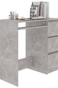 vidaXL Biurko, szarość betonu, 90x45x76 cm, płyta wiórowa801377-2