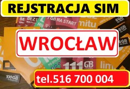 Wrocław ZAREJESTROWANE KARTY SIM - REJESTRACJA TWOICH KART - POLSKIE KARTY