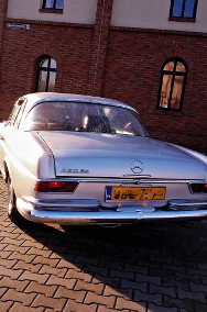 Mercedes-Benz W111 coupe samochód zabytkowy / rertro auto na ślub-2
