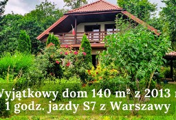 Piękny dom 140m2 w Dalanówku, duża działka 3700 m2, 1 godź. od Warszawy (55 km)