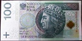 POLSKA  2018-100zł RADAR! GRATIS WYSYŁKA!