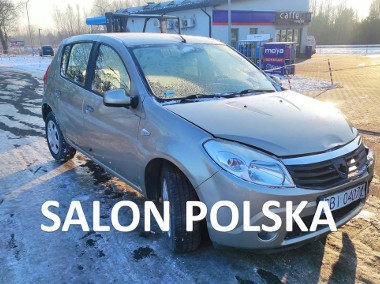 Dacia Sandero I 1 właściciel 1 rejestracja 2010 Benzyna 1.6-1