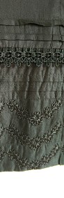 Indyjskie spodnie cygaretki czarne S 36 M 38 bawełna salwar eleganckie-4