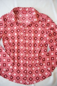  Koszula Bluzka Geometryczny Wzór 34 36-2