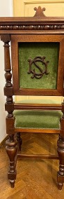  Orginalne krzesłko eklektyczne po renowacji okres międzywojenny.-3
