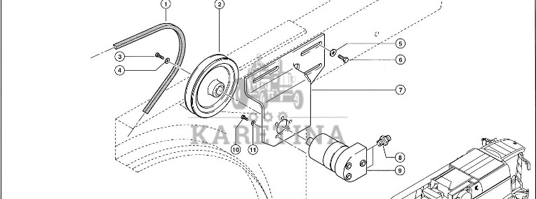 Claas Lexion 580 SILNIK HYDRAULICZNY 0006339220 (Napęd kosza chłodnicy)-1