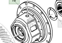 John Deere 8110 8210 8310 8410 Obudowa CZĘŚCI R109480