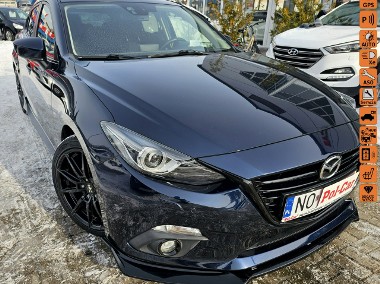 Mazda 3 III Grzane fotele, dyfuzor, navi, kamera,wyświetlacz head-up,felgi 18 ca-1