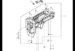 RE528732 John Deere 8345R - Wlot pompy oleju