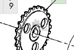 John Deere 2054 2056 2058 Koło Zębate 29 Zębów AZ49239 H223193