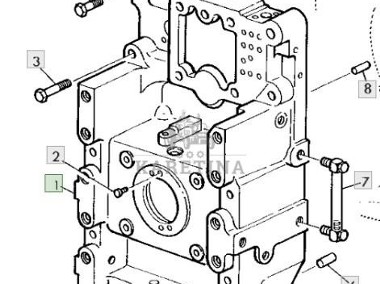 John Deere 6800 6900 Obudowa WOM Korpus CZĘŚCI RE57529-1