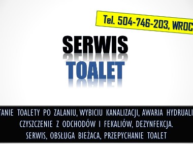 Toalety serwis i dezynfekcja, tel , Wrocław, awaryjne sprzątanie toalet.-1