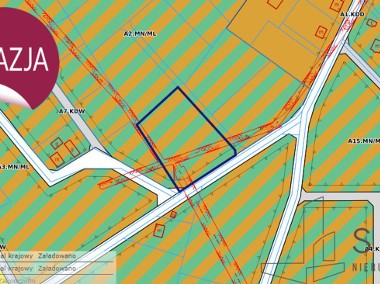 Drogoszowice, działka budowlana 0,5 ha, mpzp-1