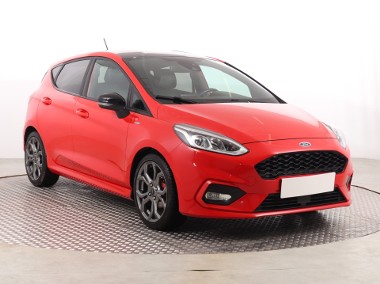 Ford Fiesta IX , Salon Polska, Skóra, Navi, Klimatronic, Tempomat,-1