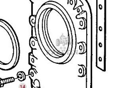 Fendt Favorit 514 Pokrywa Końcówki Skrzyni Korbowej CZĘŚCI F180200210150