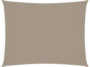 vidaXL Prostokątny żagiel ogrodowy, tkanina Oxford, 2,5x4 m, taupe-1