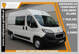 Peugeot Boxer Brygadówka, 7 miejsc, DOKA, gwarancja, czujniki, klima