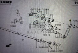 Drąźek Korby Claas 370-340 Nr kat. 000 647 473 2 Nr kat. 000 647 473 2