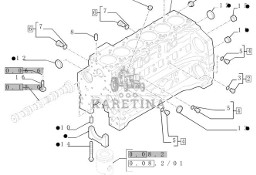 New Holland T6010 T6090 T6070 T7230 Blok cylindra 6 cylinders 2831313