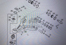 JOHN DEERE R537611/R537610 John Deere ramię/wahacz John Deere 8345R 8520 8120 8320 8225R 8270R