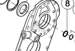 CLAAS Orbis 450 Pokrywa Przekładni Rozdzielającej CZĘŚCI 0001392960 00 0139 296 0