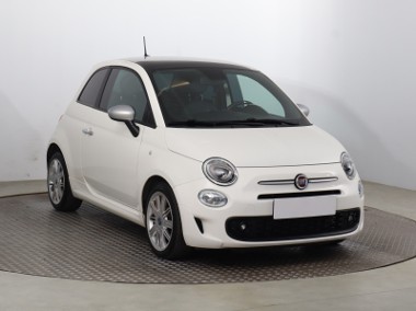 Fiat 500 , Salon Polska, Automat, Skóra, Klimatronic, Tempomat,-1