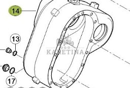 CLAAS Orbis 450 Obudowa Przekładni Rozdzielającej CZĘŚCI 0001372790 00 0137 279 0