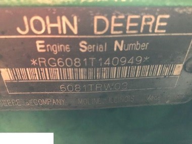 Silnik John Deere 6081 - Blok Wał Korbowy Wałek Rozrządu Części Silnika RE55522-2