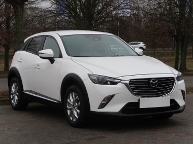 Mazda CX-3 , Salon Polska, Serwis ASO, Skóra, Navi, Klimatronic,-1