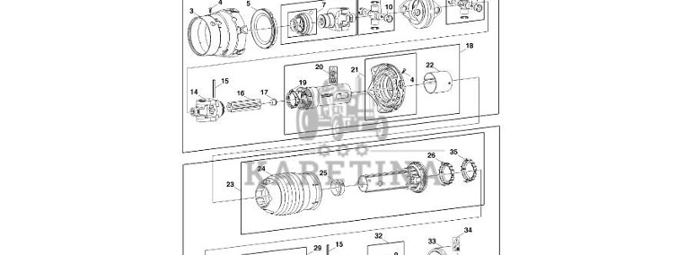 John Deere 960 - Wał napędowy DC212750 (Układ napędowy)-1