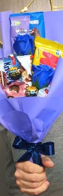 Bukiet kaskadowy ze słodyczy + róże mydlane!-3