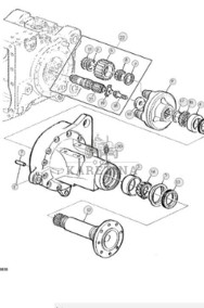John Deere 6110 6210 6310 6410 6510 - Zwolnica Tylna-2